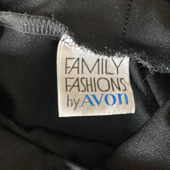 Vintage Avon Blouse Womens Size 8L Medium Black Turtleneck - Picture 3 of 12